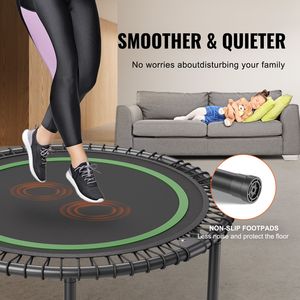 Trampolino Fitness Pieghevole da 40 Pollici in Acciaio per Esercizi Indoor con Carico Massimo di 150 Kg, Compagno di Allenamento Stabile e Silenzioso - Product Image 5