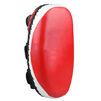 Pads thaïlandais en cuir PU courbés, directement de l'usine, pour l'entraînement MMA, pads de boxe absorbant les chocs pour la salle de sport et le fitness