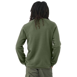 Custom Letters Logo Print New Green Sweatshirts Men 100% Cotton Oversized Wholesale Crewneck Pullovers Crewneck <b>Jumper</b> - Product Image 1