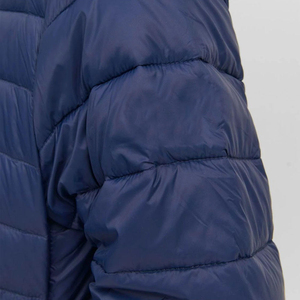 Premium Quality Custom Men Hood Puffer Jacket Solid Color Winter <b>Coat</b> <b>Zipper</b> Closure Polyester Filling Casual Style Regular Fit - Product Image 4
