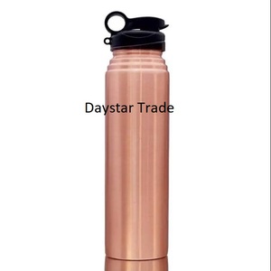 ขวดน้ำทองแดง Daystar Trade ขนาด 34 ออนซ์ พร้อมฝาปิดปลอดสาร BPA ดีไซน์คลาสสิก ใช้ซ้ำได้ พกพาสะดวก สำหรับการเดินทางกลางแจ้ง รุ่น Ontario DST-AT-070 - Product Image 1