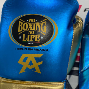 Gants de boxe ajustables à lacets pour hommes, édition CA personnalisée, dernière couleur, No Boxing No Life. - Product Image 4