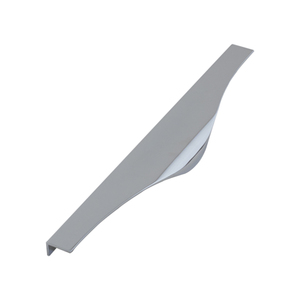 Sleek Curved Aluminium Profile Edge Pull Handle For Kitchen Cabinet Drawer Wardrobe Furniture Concealed Back Screw <b>Door</b> Hardware - Product Image 2