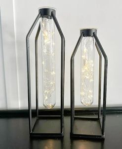 Customized Decorative Outdoor Indoor, Hanging Metal <b>Candle</b> Lanterns Modern Floor Lanterns For <b>Wedding</b> Decor - Product Image 6