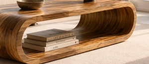 <b>Teak</b> Wood <b>TV</b> <b>Stand</b> Table Furniture for the Living Room with a Simple Design for Sale at an Affordable Price - Product Image 3