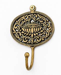 Antique Brass Wall Hooks Heavy Duty <b>Robe</b> Holder For Home Decor Stylish Multipurpose Hanging Solution Modern - Product Image 4