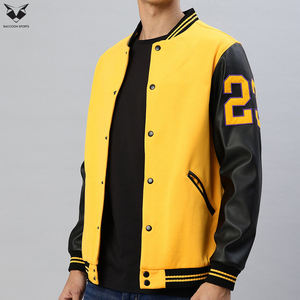 2026 OEM ODM Service Varsity Jackets Best Quality Plus Size Best Material Fashion Classic Product Collage Baseball Jackets - Product Image 3