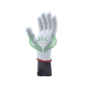 Guantes de trabajo de punto de algodón antideslizantes óptimos Guantes de seguridad para trabajadores de la construcción de construcción industrial de uso general - Product Image 6
