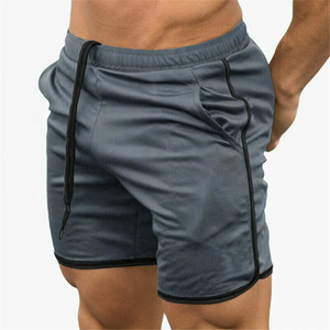 2021 New Summer Brand Running Shorts Sports Jogging Shorts Quick-drying Gym Men's Single-<b>layer</b> Navy Blue Slim Casual Shorts - Product Image 4