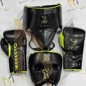 Nuevo Set de Boxeo Fly 2026 para Entrenamiento, Cuero Duradero Negro/Verde, Set de Boxeo Fly Personalizado, Set de Sparring de MMA y Kickboxing para Adultos - Product Image 5
