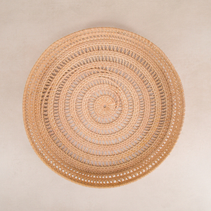 Sustainable Natural Rattan <b>Tray</b> Handmade Woven <b>Round</b> <b>Serving</b> <b>Tray</b> Rustic Table Decor Kitchen Organizer Wholesale Bulk Restaurant - Product Image 6