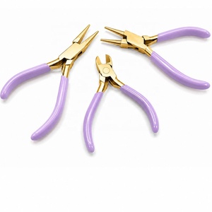 Juego de 3 Pinzas para Joyería: Pinzas de Punta Redonda, Pinzas de Corte Lateral, Pinzas de Punta de Cadena - Product Image 4