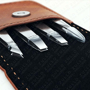 Multi Color Eyebrow Tweezers Set with PU Leather Case <b>Square</b> Slant Point Tip Professional Beauty <b>Tools</b> OEM - Product Image 6
