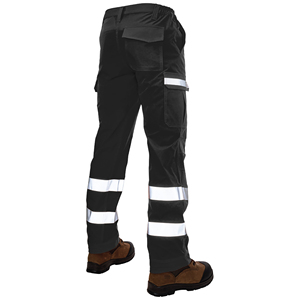 Pantalones de Seguridad para Trabajos al Aire Libre con Tela de Poliéster Resistente, Marca Personalizada, Suministro al por Mayor y Producción en Masa, Servicio OEM - Product Image 2