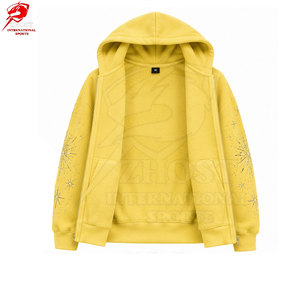Streetwear Collection Men Oversize <b>Rhinestone</b> <b>Hoodies</b> With Custom Logo Soft Fleece Low MOQ In Best Price - Product Image 4