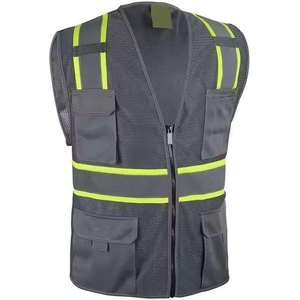 Chaleco de Seguridad Personalizado al por Mayor, Fabricante OEM, Proveedor, Chaleco Reflectante de Poliéster de Alta Visibilidad, Marca Privada, Producción en Masa - Product Image 5