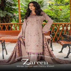 Trajes Punjabi-Ropa diaria de Pakistán y ropa India Salwar Kameez paquistaní para mujer en Jacquard de Dr Haris a precio de fábrica - Product Image 2