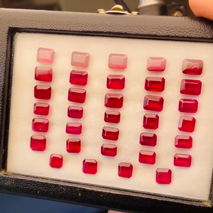Rubis naturels chauffés et traités, lot de 92,56 carats, qualité AAA, avec un lustre superbe et une belle couleur, coupe et polissage parfaits. - Product Image 2
