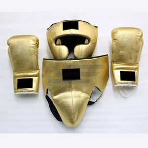 Professional Boxing Set with Leather & PU <b>Gloves</b> for Outdoor Training and Sparring Gear-Custom Boxing Sets - Product Image 3