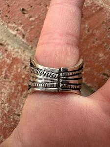 Handcrafted Sonoran Mountain <b>Turquoise</b> <b>Ring</b> Sterling Silver Southwestern Boho Statement Jewelry Artisan Gemstone Gift for Her - Product Image 6