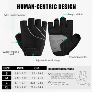 Gants de vélo en gros, fabricant OEM, gants de cyclisme haut de gamme avec marquage personnalisé, emballage de vente au détail et approvisionnement en gros - Product Image 4