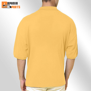 Camisa de Golf Casual para Hombre, Tejida, 100% Algodón, de Alta Calidad, con Logotipo Bordado Personalizado, Antiarrugas, al por Mayor - Product Image 5