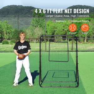 Rete di Rimbalzo PitchBack 4x6ft per Allenamento di Baseball e Softball, Trainer per Lancio e Recupero Palla - Product Image 2