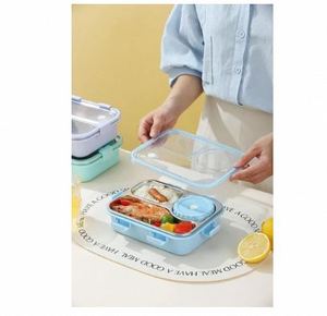 High Quality Stainless Steel <b>Lunch</b> <b>Box</b> with Spoon For Office & Travel Meals At Best Price By Exporter <b>Lunch</b> <b>Box</b> - Product Image 4