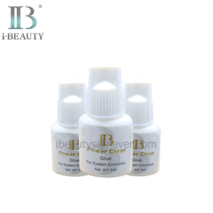Pegamento para Extensión de Pestañas I-Beauty - Pegamento Transparente Ib Power de 5 ml, Adhesivo para Pestañas de Corea del Sur, Pegamento de Alta Calidad - Product Image 1