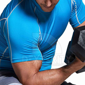 Camiseta Deportiva Cómoda, Transpirable, Ecológica, de Secado Rápido, Spandex/Poliéster, Talla Personalizada, Venta al Por Mayor, Fabricada en Pakistán - Product Image 4