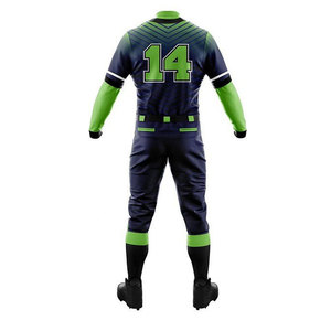 Manufacturer Wholesale <b>Custom</b> High School Sublimation Baseball <b>Softball</b> <b>Uniform</b> Youth Baseball Jerseys Sportswear Team Name - Product Image 3