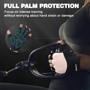 Guantes Deportivos Transpirables para Mujer y Hombre, Guantes de Levantamiento de Pesas con Acolchado Grueso, Protección Completa de la Palma, Excelente Agarre para el Gimnasio - Product Image 4