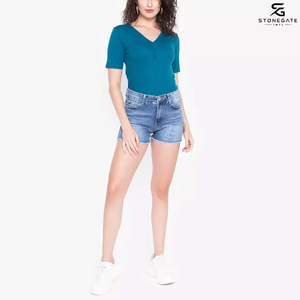 Men's <b>High</b> <b>Waist</b> Straight Denim <b>Shorts</b> Washed Cotton Casual Streetwear <b>Jeans</b> <b>Shorts</b> Pockets Summer Style 2026 - Product Image 5
