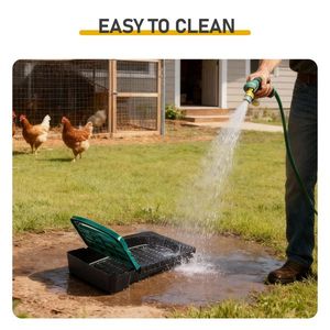 Nido per Galline da Parete con 3 Scomparti, Facile Raccolta delle Uova, Postazione di Riposo e Allevamento, Gabbia per Deposizione Uova - Product Image 5