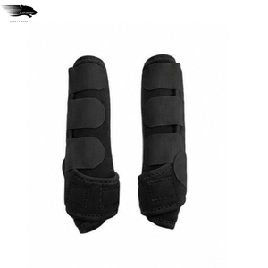 Botas de tendón para equitación de alta calidad, ligeras, de neopreno, para entrenamiento, competición y equitación al aire libre. - Product Image 1