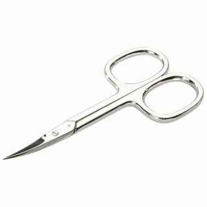 Nouveauté : Fournitures professionnelles pour ongles, ciseaux à ongles en acier inoxydable, pointe fine, ciseaux à cuticules avec logo personnalisé - Product Image 1