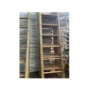 Recién llegado, accesorios de baño, escalera de bambú para exteriores, 190cm de altura, soporte de exhibición de bambú con 6 escalones para muebles para el hogar - Product Image 2