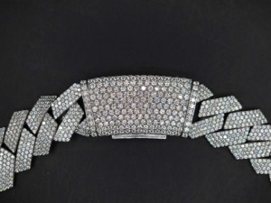 สร้อยคอคิวบันลิงค์เงินแท้ 925 คุณภาพสูง ประดับเพชรโมอิสซาไนต์ VVS ระดับ Iced Out สไตล์ฮิปฮอป สำหรับทั้งชายและหญิง เหมาะสำหรับใส่ไปงานปาร์ตี้ - Product Image 6