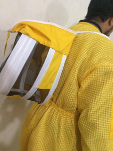 Hot Sale Beekeeping Equipment Factory Supply <b>Bee</b> Keeping <b>Suit</b> With Veil and Zipper Cotton <b>Bee</b> <b>Suit</b> - Product Image 5