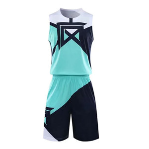 ชุดฝึกซ้อมกีฬา ชุดบาสเก็ตบอลทีมแบบกำหนดเอง ระบายอากาศได้ดี แห้งเร็ว ชุดกีฬาสำหรับการแข่งขัน ชุดบาสเก็ตบอล - Product Image 1