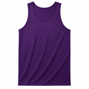 Custom <b>Men</b>’s Sports <b>Singlet</b> Vest Sleeveless Performance Tank Top Moisture Wicking Fabric with Private Label Branding Options - Product Image 3