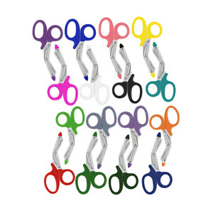 Sonda de plástico para enfermería, cortador de seguridad de acero inoxidable para emergencias médicas, tijeras para vendajes de trauma EMT, set de instrumentos de primeros auxilios 5.5 - Product Image 6