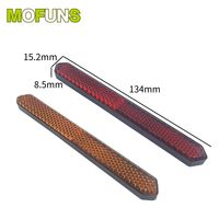 E-Mark Motors Feuille réfléchissante prismatique pour vélo universel Sécurité améliorée Matériau PMMA Feuille réfléchissante