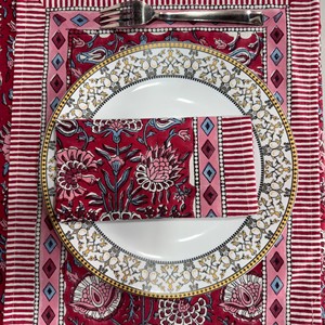 Printed Cotton <b>Tablecloth</b> Floral Pattern Traditional Chinese Style <b>Square</b> Shape Washable Home Use - Product Image 3