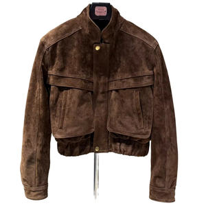 Nuevas Chaquetas de Cuero de Gamuza con Logotipo Personalizado RTS para Mujer, Producto de Moda, Chaqueta Vintage, Ropa Urbana, Prendas Exteriores Clásicas para Mujer - Product Image 1