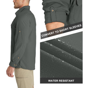 Camisa de senderismo personalizada para hombre, diseño sólido, nuevo estilo, camisa de pesca, camisa de trabajo, estilo casual, camisas para hombre - Product Image 6