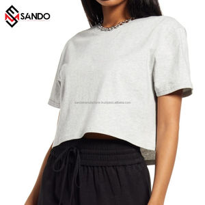 Camiseta de manga corta con logotipo personalizado para mujer, ropa de verano ecológica, camiseta antibolitas a la venta - Product Image 3