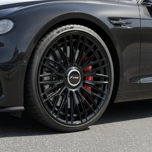 Llantas de aleación ligeras Bentley Flow Formed cóncavas multirradio plateadas mecanizadas de 19, 20, 21, 22, 23, 24 pulgadas - Product Image 4