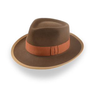 Men's Distressed Leather Western <b>Hat</b> Cowboy Style Wide Brim Outdoor Travel Cap Full Grain Leather USA Europe Market Top 2026 - Product Image 2
