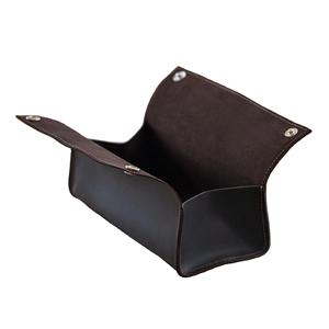 Funda de Caja de Pañuelos de Cuero Genuino de Estilo Lujoso, Ligera, Clásica y Sencilla para el Hogar y la Oficina |   Logotipo Personalizado al por Mayor - Product Image 1